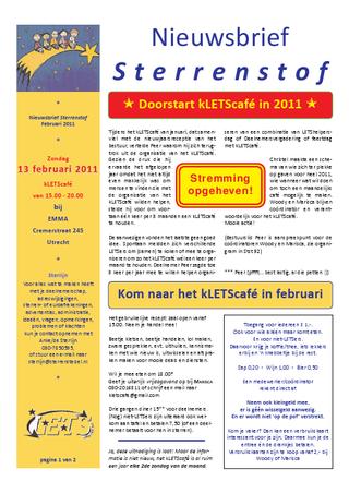 nieuwsbrief februari 2011